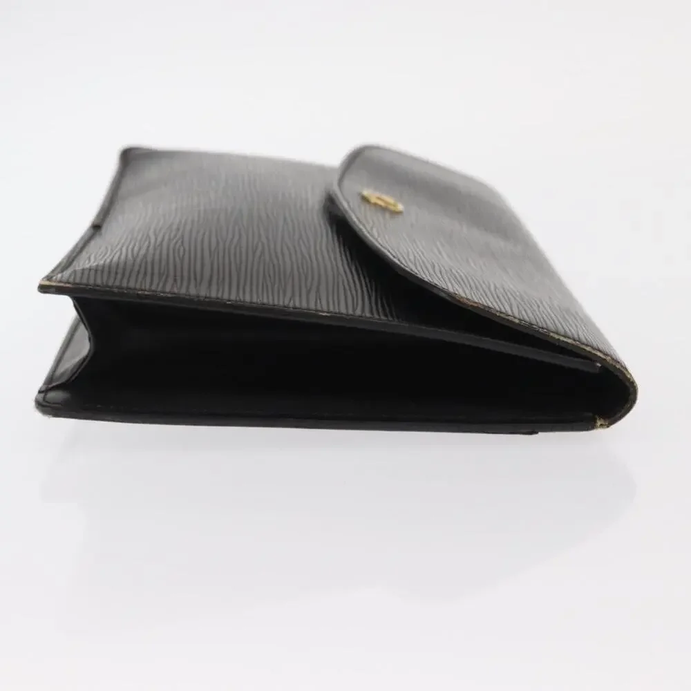 Louis Vuitton Epi Montaigne 27 Clutch Bag Black